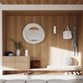Miniatyrbillede 10 af 10: Sollux Lighting Flash moderne hvid rund loftspot Ø10cm med roterende lampeskærm 1xE27 15W