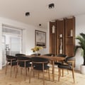 Pikkukuva 10 / 10: Moderni musta soikea kattovalaisin 21 cm uritettu spot-lamppu 2xGU10 10W aura Sollux Lighting