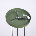 Miniatyrbild 6 av 10: Sollux Lighting modern rund trippelpendellampa olivgrön räfflad vita glaskulor 3xG9 8W