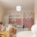 Miniatyrbild 6 av 7: Sollux Lighting rund barnhänglampa ugglor Ø40 cm 1xE27 15W
