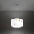 Miniatyrbild 3 av 9: Sollux Lighting rundformad barnhänglampa Fairy Ø40 cm 15W E27