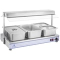 Miniatyrbild 4 av 6: Royal Catering - Värmeplatta med 4 halogenlampor - 2000 W - rostfritt stål