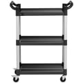 Miniatyrbild 2 av 5: Royal Catering - Serveringsvagn - 3 hyllplan - 90 kg - 63 x 40 cm - Svart