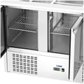 Miniatyrbild 6 av 7: Royal Catering - Salladskyl - Med glasmonter - 368 L - För 8 GN-behållare - 137 x 70 cm