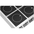 Miniatyrbild 3 av 5: Royal Catering - Induktionsplatta - 4 x 20 cm - 10 steg - Timer - 77 x 70 x 25.5 cm