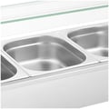 Miniatyrbild 4 av 7: Royal Catering - Bain marie - 4 x GN-1/2 behållare - Tappkran - Glasskydd