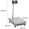 Miniatyrbild 5 av 5: Steinberg Systems - Plattformsvåg - 300 kg / 0,01 kg - 45 x 60 cm - kg / lb - LCD