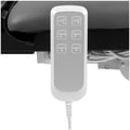 Miniatyrbild 2 av 8: physa - Elektriskt massagebänk - 3 motorer - 300 W - 185 x 67 x 62 - 84 cm - 200 kg - svart/grå