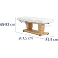 Miniatyrbild 6 av 6: physa - Spa-stol - elektrisk - 4 motorer - 160 W - 200 x 80 x 63 - 81 cm - 200 kg - Vit