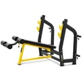 Miniatyrbild 1 av 8: Gymrex - Nedåtlutande bänkpressbänk - 135 kg - 1080x270 mm