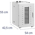 Miniatyrbild 7 av 7: Wiesenfield - Pollentork - 1431 W - 16 hyllor - 30-70 °C - 100 l