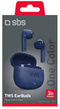 Miniatyrbillede 2 af 2: SBS One Color TWS — trådløse in-ear-øretelefoner (blå)