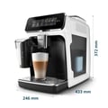 Miniatyrbillede 5 af 9: Philips EP3343/50 LatteGo Series 3300 hvid-sort espressomaskine