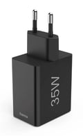 Miniatyrbillede 5 af 5: HAMA Power Delivery USB-C USB-A 35W Sort Vægoplader