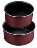 Miniatyrbillede 2 af 4: TEFAL Ingenio Simply Cook Køkkengrejsæt (3 dele) L7248453 Bordeaux-Sort