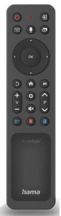 Pikkukuva 1 / 6: Hama Bluetooth 221058 kaukosäädin Samsung Smart TV:lle – musta