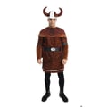 Miniatyrbild 1 av 6: Vikingdräkt - PTIT CLOWN - Brun - Hatt, Tunika, Bälte - Vuxen - Bekväm