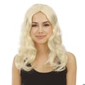 Miniatyrbild 1 av 4: Lång lockig peruk - LILLA CLOWN - 23978 - Blond - Utan lugg - Karneval/Halloween/Cosplay