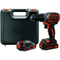 Miniatyrbild 1 av 5: Sladdlös borrskruvmejsel - BLACK+DECKER - BL186KB-QW - 2 hastigheter - 13 mm - 52 N m - 2 18 V batterier
