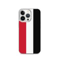 Miniatyrbild 1 av 2: Telefonfodral – Jemenflagga – Kompatibel med iPhone 13 Pro – Mjuk Fodral – Slitstark och Stötsäker - Silikon - Pixelforma