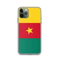 Miniatyrbild 1 av 2: Telefonfodral – Kameruns flagga – Kompatibel med iPhone 11 Pro – Mjukt fodral – Stöttålig och chockresistent - Silikon - Pixelforma