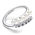 Miniatyrbild 2 av 2: Ring Dam - Silver - 193145C01 - Cubic Zirconia - Fine Silver - Mother of Pearl