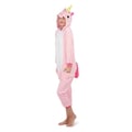 Miniatyrbild 2 av 5: Kigurumi-kostym - LITEN CLOWN - Kigurumi Enhörning Kvinna - Rosa - Polyester - Huvtröja