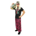 Miniatyrbild 2 av 5: 80-talsdräkt - LITEN CLOWN - LITEN CLOWN - Svart - T-shirt & byxor - Lätt polyester