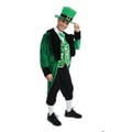 Miniatyrbild 4 av 6: Kostym - LITEN CLOWN - Leprechaun Vuxen St Patrick - Grön - Polyester - Komplett set