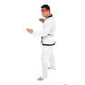 Miniatyrbild 2 av 6: Taekwondo-kostym Vuxen - PTIT CLOWN - Vit - Lätt och Bekväm - För Halloween och Cosplay