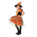 Miniatyrbild 4 av 5: Barnkostym - LITEN CLOWN - Pumpa Häxa Flicka - Orange - 3-4 år - Polyester