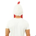 Miniatyrbild 3 av 4: Heltäckande hätta höna - PTIT CLOWN - 23773 - Plysch och tyg - One size - Vit/röd/gul