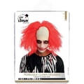 Miniatyrbild 3 av 3: Peruk clown utan hår - LILLA CLOWN - LILLA CLOWN - Röd - Vuxen - Karneval/Halloween/Cosplay