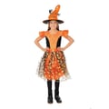 Miniatyrbild 1 av 5: Barnkostym - LILLA CLOWN - Pumpa Häxa Flicka - Orange - 7-9 år - Polyester
