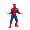 Miniatyrbild 1 av 2: Lyxig muskulös Spiderman-dräkt för barn