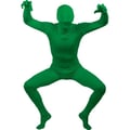 Miniatyrbild 4 av 6: Kostym andra hud - LITEN CLOWN - KOLALAPO - Grön - Vuxen - 95% Polyester/5% Spandex