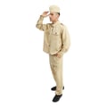 Miniatyrbild 3 av 6: Kostym / Dräkt - LITEN CLOWN - Militär DDay Man - Beige - Polyester - Vuxen 14+