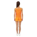 Miniatyrbild 3 av 5: Kostym - LITEN CLOWN - Aerobics 80-tal - orange neon - Vuxen - Storlek L/XL