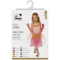 Miniatyrbild 5 av 6: Kostym - LITEN CLOWN - Fée Flicka - Klänning - Huvudband - Rosa (3-4 år)