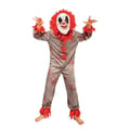 Miniatyrbild 1 av 4: Barnkostym - PTITCLOWN - Clown - 5-6 år - Grå/Silver - Overall och mask