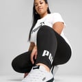Miniatyrbild 3 av 6: Leggings Puma-logga - Svart