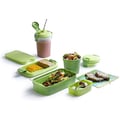 Miniatyrbild 2 av 2: Bento med bestick - CURVER - Lila - 23,5x13,5x6,3 cm - Modern design - Diskmaskinssäker