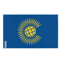 Miniatyrbild 1 av 3: Commonwealthflagga – 96 x 144 cm – Hållbar Polyester – 2 Metallöglor – Inomhus / Utomhus – Pixelforma