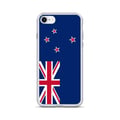 Miniatyrbild 1 av 2: Telefonfodral - PIXELFORMA - iPhone 8 - Mjuk - Hållbar - Nya Zeeland Flagga