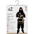 Miniatyrbild 5 av 6: Kostym ninja vuxen - PtitClown - Svart - Storlek S-M - Polyester
