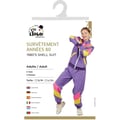 Miniatyrbild 5 av 6: Kostym träningsdräkt 80-tal - PtitClown - Lila/Gul/Rosa - Polyester - Kvinna