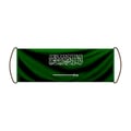 Miniatyrbild 1 av 3: Scrollbanner – Saudiarabiens flagga – 17 x 50 cm – Polyester – Handflagga – Pixelforma