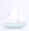 Miniatyrbild 4 av 4: Maison Tirot - Le Sloop båt grönt vatten 21cm - TIROT