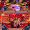Miniatyrbillede 6 af 6: Juleby Stort Panoramisk Hjul H48cm med roterende bevægelse LED Musik H48 Lotti