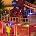 Miniatyrbillede 2 af 6: Juleby Stort Panoramisk Hjul H48cm med roterende bevægelse LED Musik H48 Lotti
